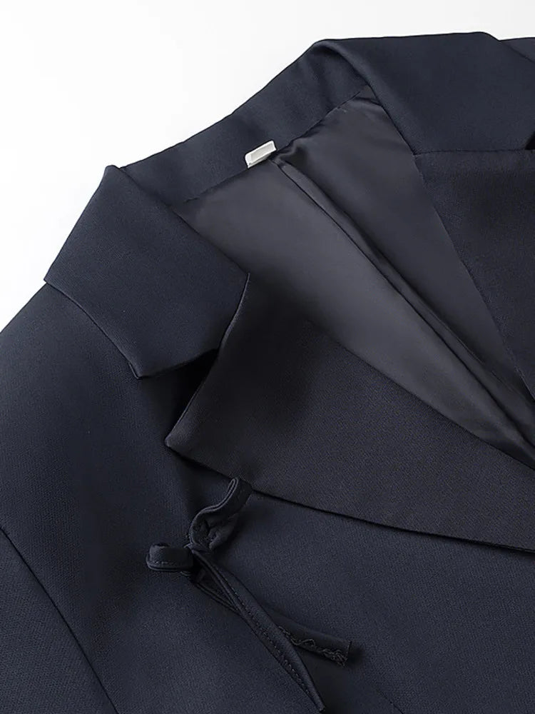 Veste de tailleur Knot edition noir