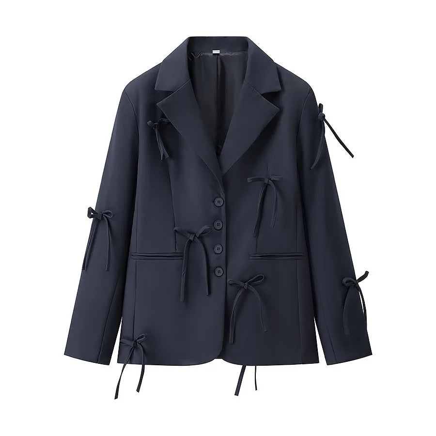 Veste de tailleur Knot edition noir