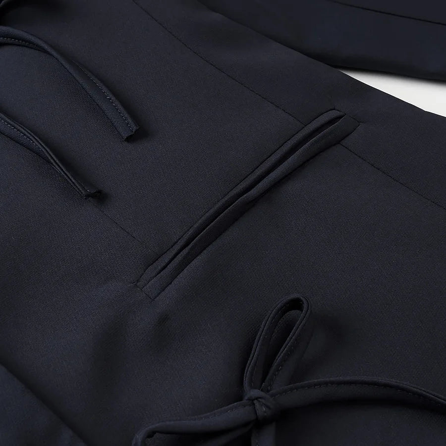 Veste de tailleur Knot edition noir